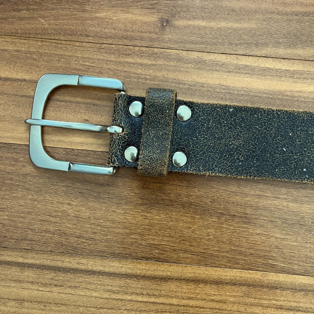 Men's G-Star Brown Authentic Leather Belt